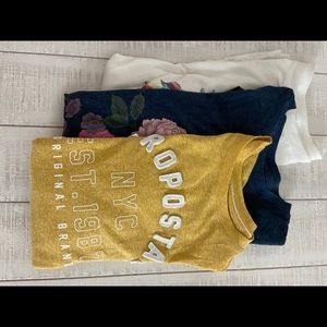 Set of three Aeropostale tee shirts